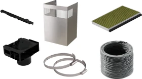 BSH Hausgeräte Long-life Clean Air Umluftset metall optik