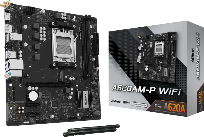 ASRock A620AM-P WiFi (AMD AM5)