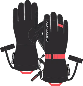 Ortovox Merino Mountain Skihandschuhe black raven (Damen)