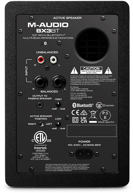 M-Audio BX3BT, Paar