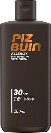 Piz Buin Allergy Sun Sensitive Skin Sun Lotion LSF30, 200ml