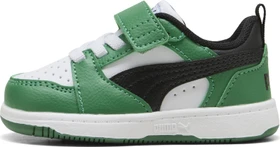 Puma Rebound V6 Lo puma white/puma black/archive green (Junior)
