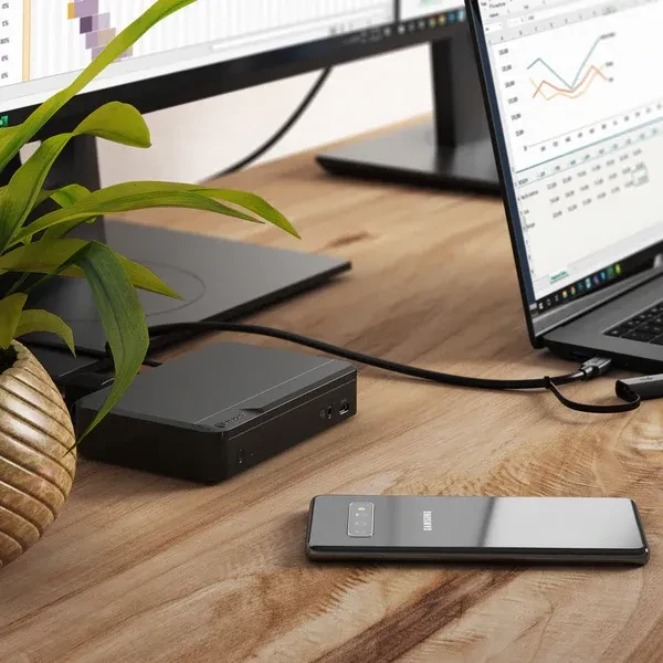 Alogic Universal Twin HD Pro Docking Station with 85W Power Delivery, USB-C 3.0 [Buchse]