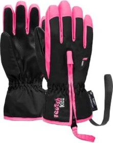 Reusch Ben Handschuhe black/knockout pink (Junior)