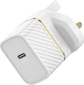 Otterbox USB-C Wandschnellladegerät 30W (UK) Cloud Dust White