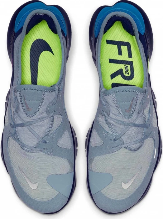 Nike Free RN 5.0 obsidian mist/midnight navy/volt/metallic silver (Herren)