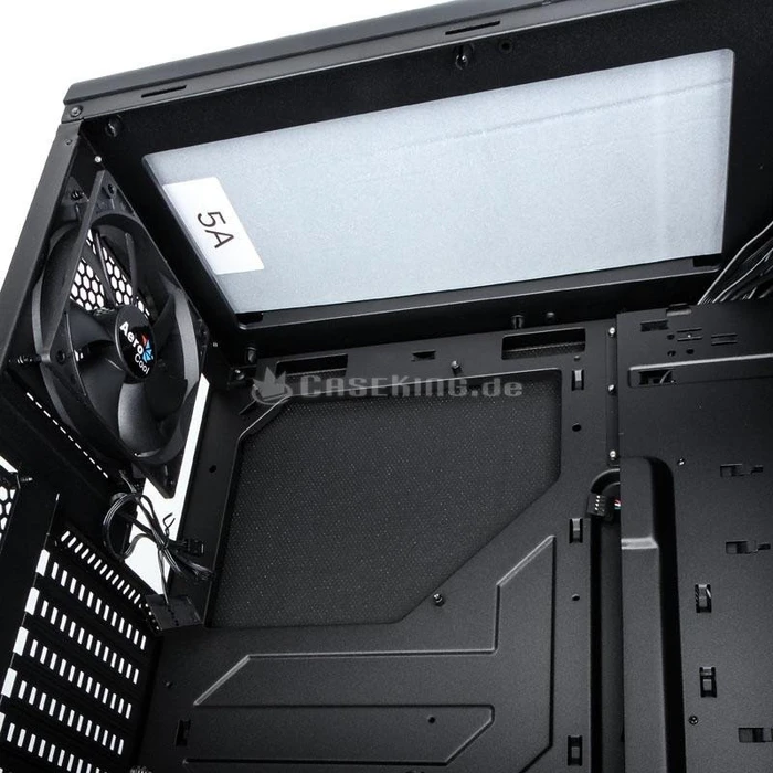 AeroCool Project7 P7-C1 Tempered Glass Edition schwarz, Glasfenster, schallgedämmt