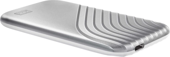 Western Digital WD My Passport SSD, silber, 2TB, USB-C 3.1