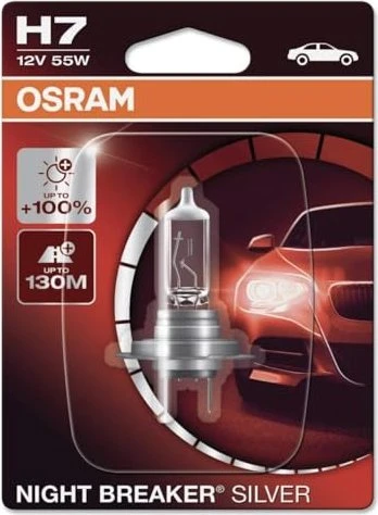 Osram Night Breaker Silver H7 55W, 1er-Pack Blister
