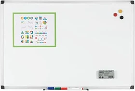 Bi-Office Maya Whiteboard, Keramik, weiß, 60x45cm