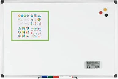 Bi-Office Maya Whiteboard, Keramik, weiß, 60x45cm