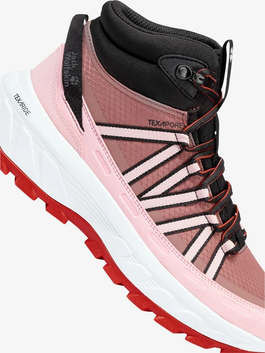 Jack Wolfskin Wild Hike Texapore Mid rosegarden (Damen)