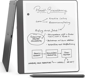 Amazon Kindle Scribe 2. Gen (2024), schwarz, 16GB Flash, ohne Werbung, mit Premium Eingabestift