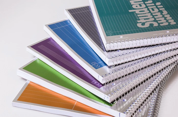 Brunnen Student Premium Collegeblock Student Premium Noten, A4, Lineatur 14 Noten, violett metallic, 50 Blatt