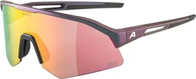 Alpina Sonic HR Q-Lite black matt purple/mirror pink