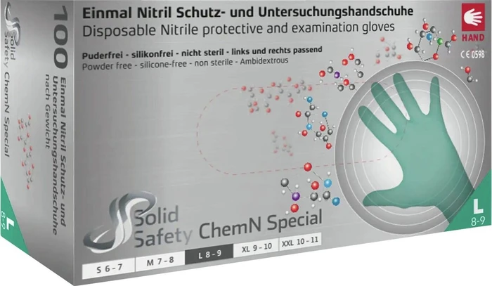 Ampri SolidSafety ChemN Special Nitril Einweghandschuhe