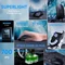 Attack Shark X8 Plus Tri-mode Wireless Gaming Mouse, schwarz, inkl. C06 Ultra LED Kabel, USB/Bluetooth Vorschaubild