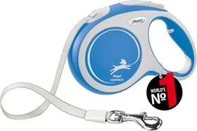 flexi New Comfort L, Gurt, 5m, blau