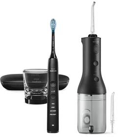 Philips HX3866/43 Cordless Power Flosser 3000 + DiamondClean 9000 schwarz