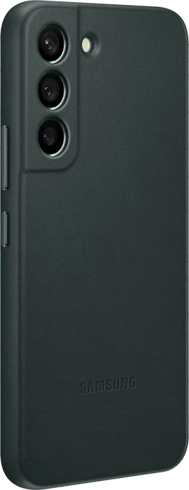 Samsung Leather Cover für Galaxy S22 Forest Green