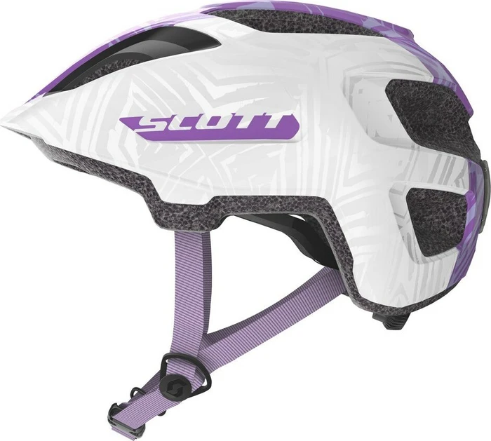 Scott Spunto Junior Kinderhelm white/purple