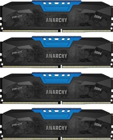 PNY Anarchy blau UDIMM 16GB Kit, DDR4-2400, CL15