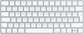 Apple Magic Keyboard, weiß/silber, Bluetooth, DE (MLA22D/A)