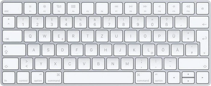 Apple Magic Keyboard, weiß/silber, Bluetooth, DE