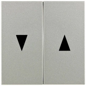 REV Ritter Matrix Abdeckung für Jalousieschalter, platin