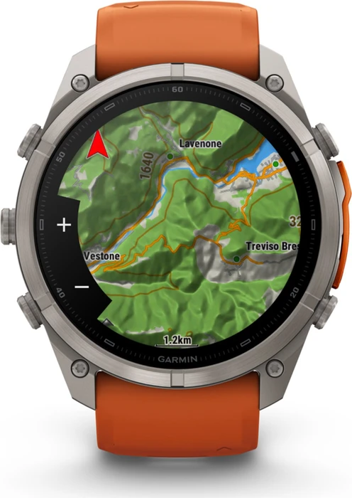 Garmin Fenix 9 Pro inReach 51mm titanium/autumn orange-spark orange