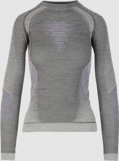 UYN Fusyon Merino Funktionsshirt langarm anthracite/purple/pink (Damen)