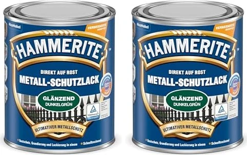 Hammerite Metallschutz-Lack außen glänzend dunkelgrün, 250ml