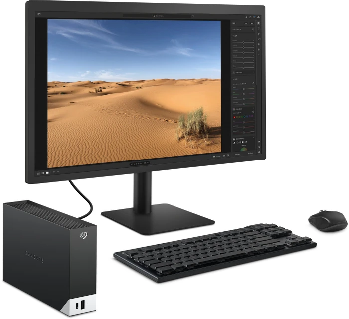 Seagate ONE TOUCH with Hub, 8TB, +Rescue, USB 3.0 Micro-B