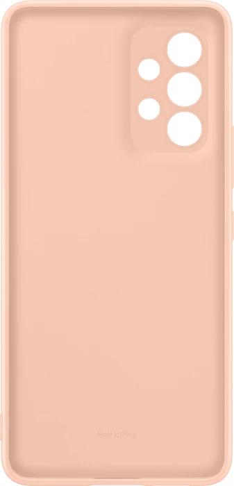 Samsung Silicone Cover für Galaxy A53 5G Peach