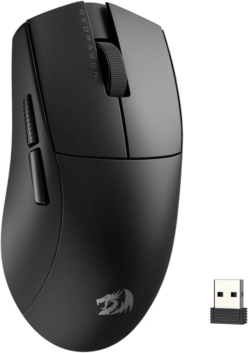 Redragon M916 K1NG Wireless Lite Ultra-Lightweight Gaming Mouse schwarz, USB