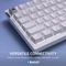 Corsair Gaming K65 Plus Wireless 75% RGB, Glacier Blue, für Mac, MLX RED, USB/Bluetooth, DE Vorschaubild
