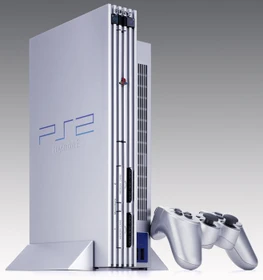 Sony PlayStation 2 Satin Silver Edition, silber