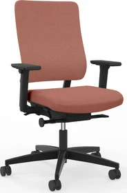Viasit Drumback Creation Bürostuhl schwarz, Bezug rose