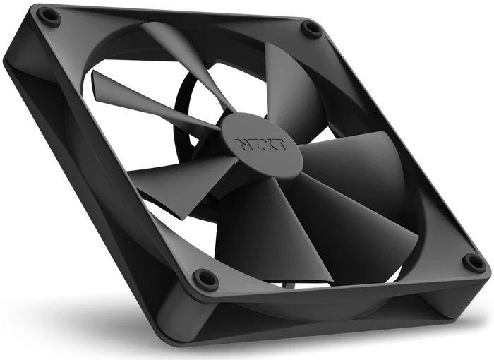 NZXT F Series F140P (2022), Matte Black, schwarz, 140mm