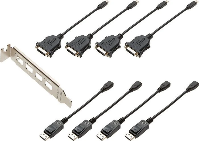 PNY NVS 510 for Quad DVI, 2GB DDR3, 4x mDP