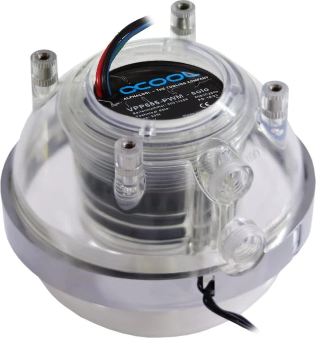 Alphacool Eisball Adressable RGB inkl. Eispumpe VPP655 PWM, Ausgleichsbehälter