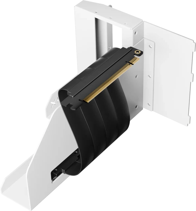APNX Vertical GPU Holder Kit 2, für APNX V1, gewinkelt, PCIe 5.0, 145mm, weiß