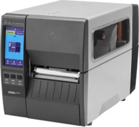 Zebra TT Printer ZT231 4in 300 dpi Thermal Transfer Peel EU/UK Cords USB Serial Ethernet BTLE Host EZPL (ZT23143-T1E000FZ) Image