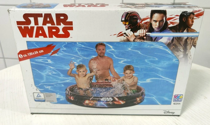 Happy People 3-Ring Pool Star Wars Planschbecken rund 120x24cm
