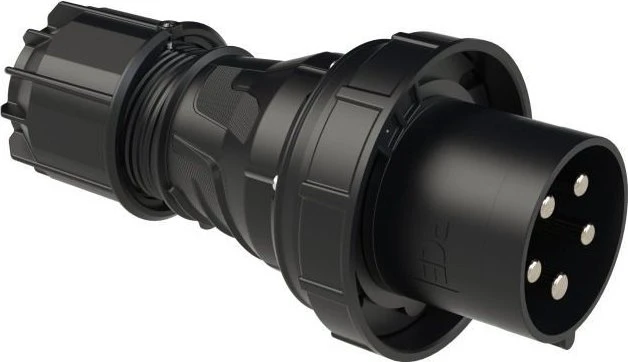 PCE CEE-Stecker 125A 5p 6h IP67 POWER TWIST schwarz