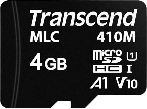 Transcend Industrial 410M, microSD UHS-I U1, A1, V10