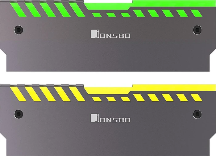 Jonsbo NC-2 RGB silber, RAM-Kühler, 2er-Pack