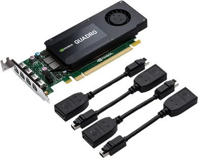 PNY Quadro K1200 DisplayPort, 4GB GDDR5, 4x mDP