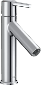 Hansgrohe Axor Starck Einhebel-Waschtischmischer 100 mit Hebelgriff und Ablaufgarnitur polished chrome