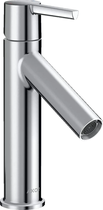 Hansgrohe Axor Starck Einhebel-Waschtischmischer 100 mit Hebelgriff und Ablaufgarnitur polished chrome